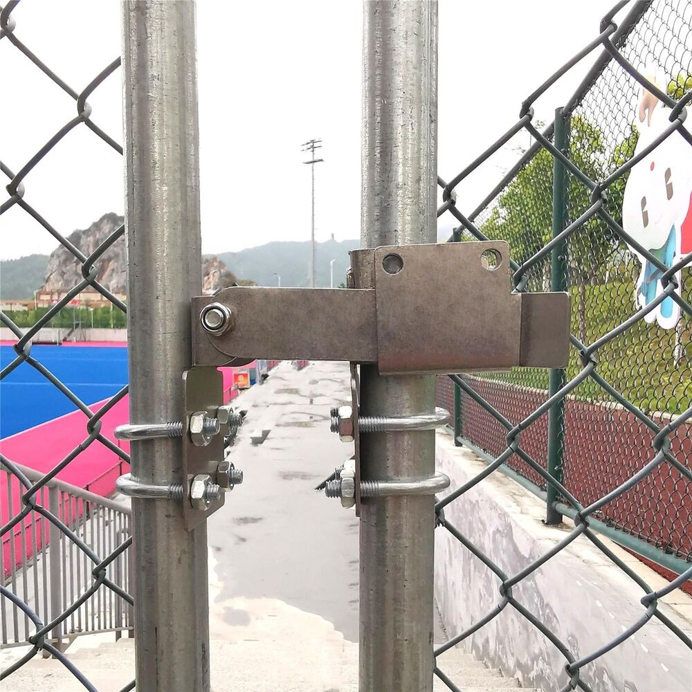 Chain Link Residential Strong Arm Double Gate Latch - Latches Two Gates Toget...